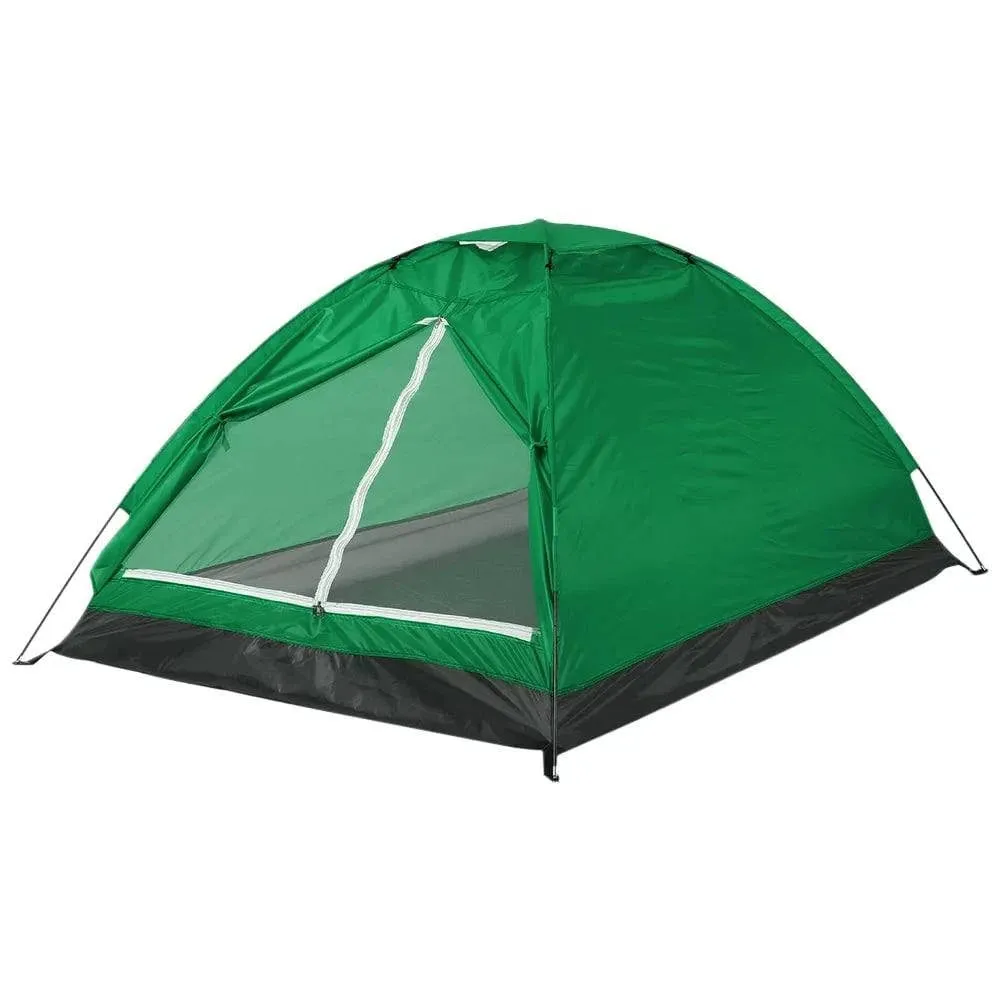 1/2 Person Camping Tent Beach Tent Single Layer Tent Portable Camouflage Polyester PU1000mm Camping Hiking Outdoor Tent