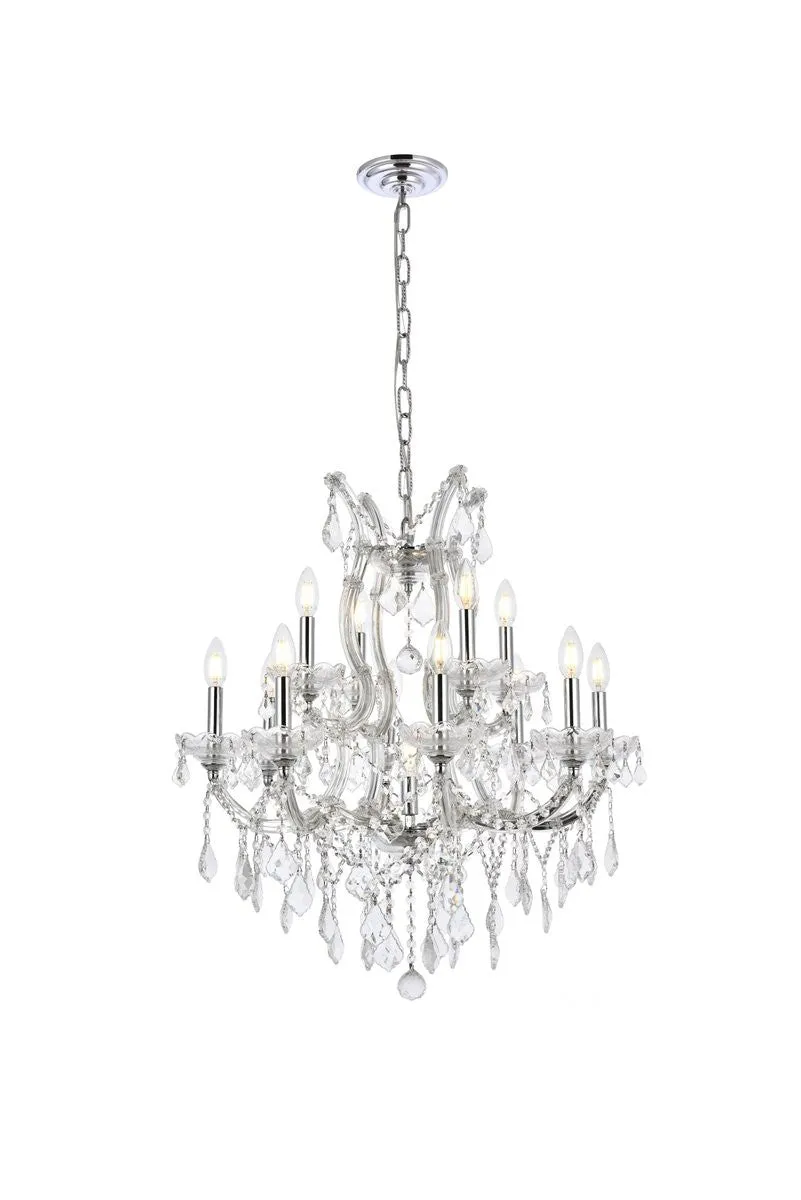 13 Light Chandelier from the Maria Theresa Collection in Chrome Finish by Elegant Lighting