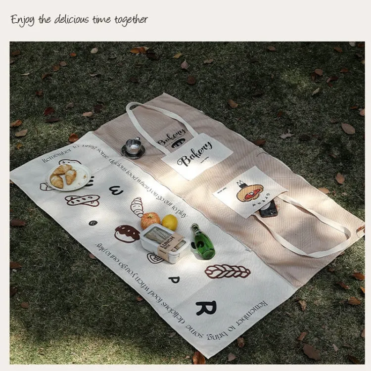 150 x 200cm Oxford Cloth Outdoor Picnic Mat Can Be Used As A Shoulder Bag Easy To Carry(Large Bread)