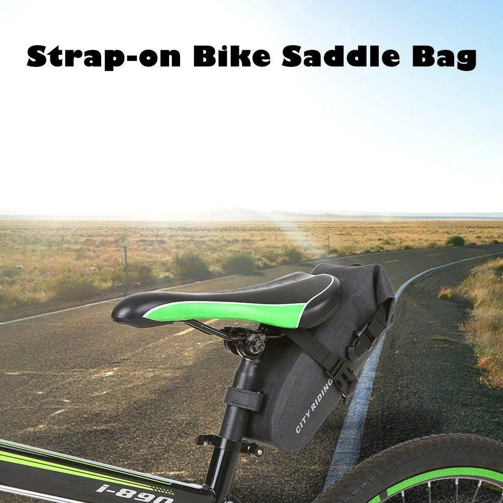 1.5L Bike Saddle Bag Cycling Seat Post Bag Water Repellent Bike Rear Seat Bag MTB Road Bike Tail Storage Bag