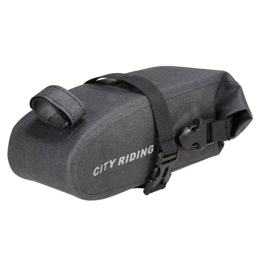 1.5L Bike Saddle Bag Cycling Seat Post Bag Water Repellent Bike Rear Seat Bag MTB Road Bike Tail Storage Bag