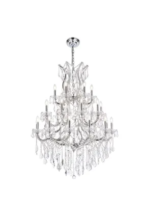 28 Light Chandelier from the Maria Theresa Collection in Chrome Finish by Elegant Lighting