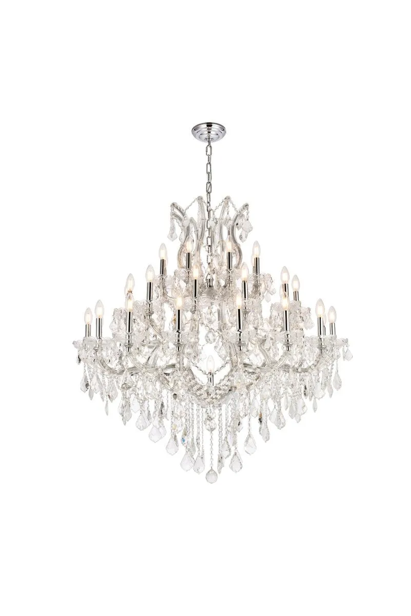 37 Light Chandelier from the Maria Theresa Collection in Chrome Finish by Elegant Lighting