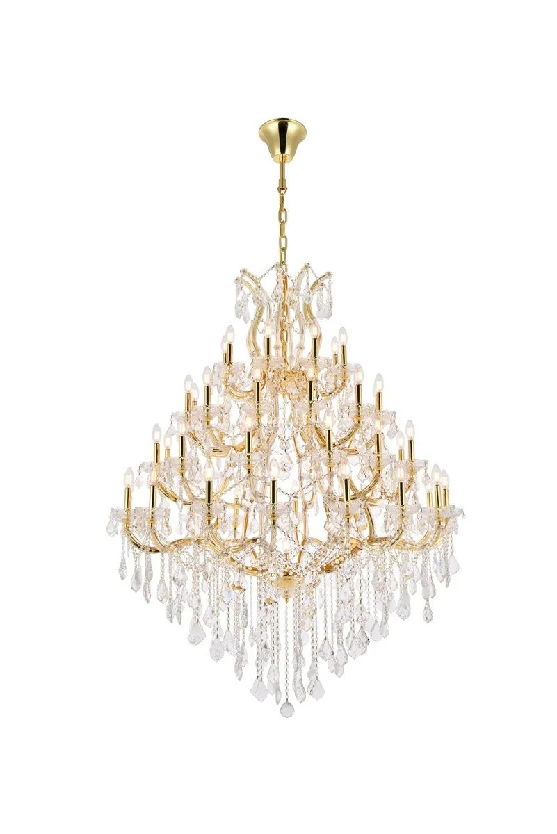 49 Light Chandelier from the Maria Theresa Collection in Gold Finish by Elegant Lighting