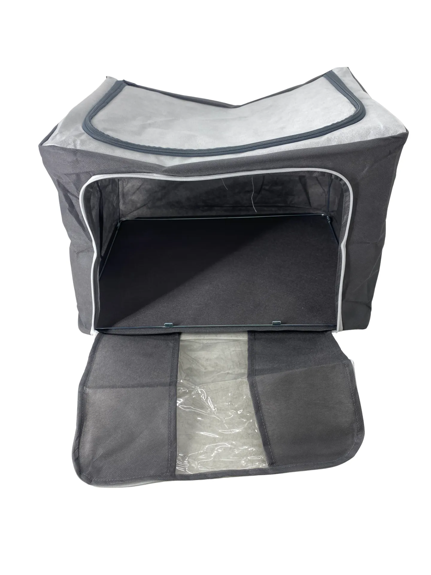 51Cm X 34Cm Foldable Clothing Storage Bags Organizer Ha-37 Grey