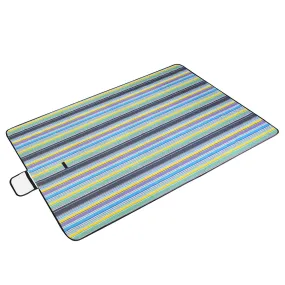 60" x 78" Waterproof Picnic Blanket Handy Mat with Strap Foldable Camping Rug for Camping Hiking Grass Travelling