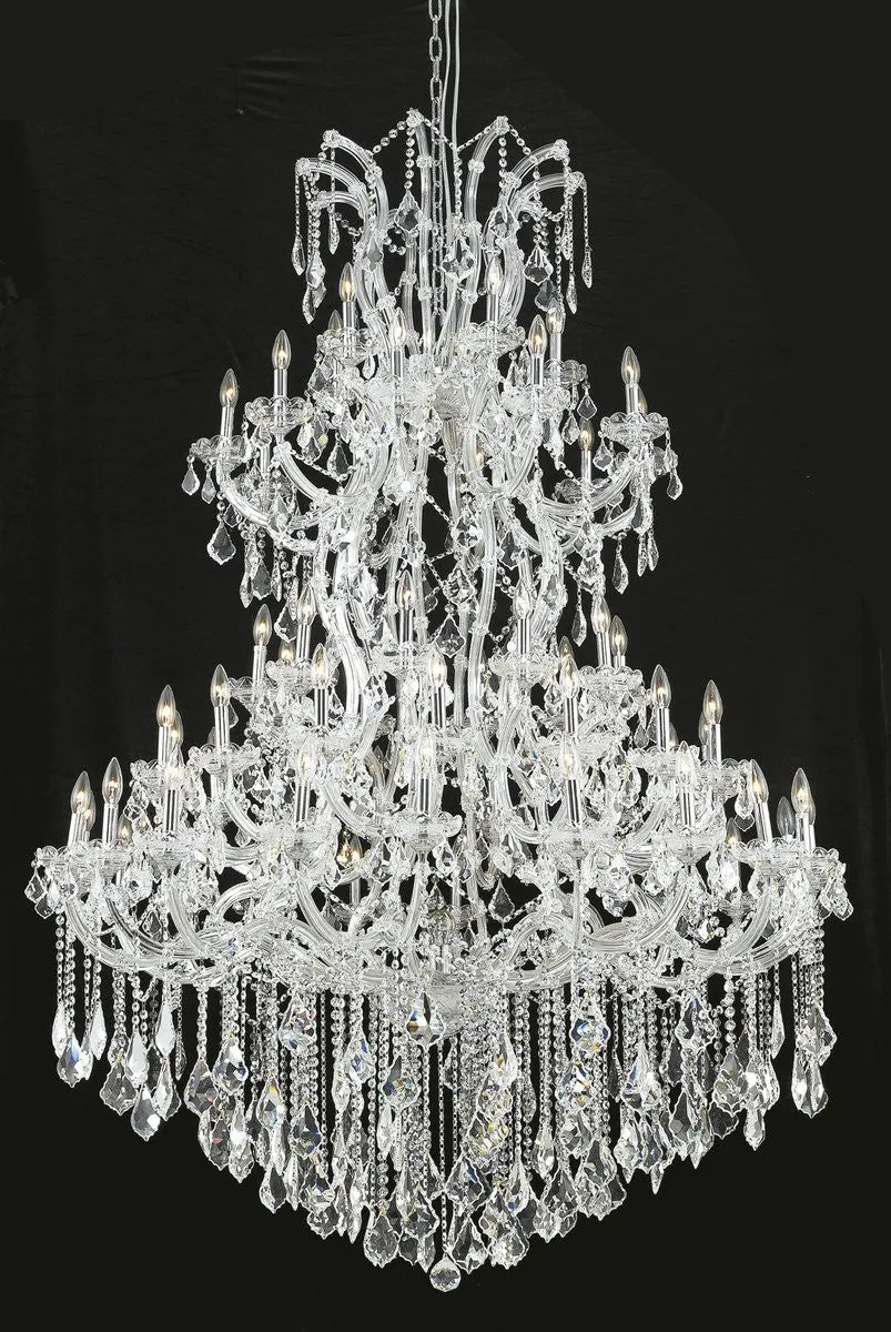 61 Light Chandelier from the Maria Theresa Collection in Chrome Finish by Elegant Lighting