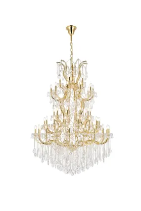 61 Light Chandelier from the Maria Theresa Collection in Gold Finish by Elegant Lighting