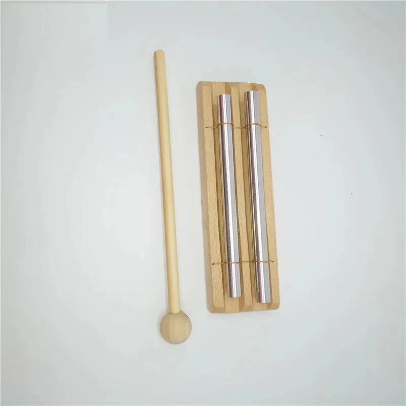 7-Tone Wooden Chimes with Mallet Percussion Instrument for Prayer Yoga Meditation