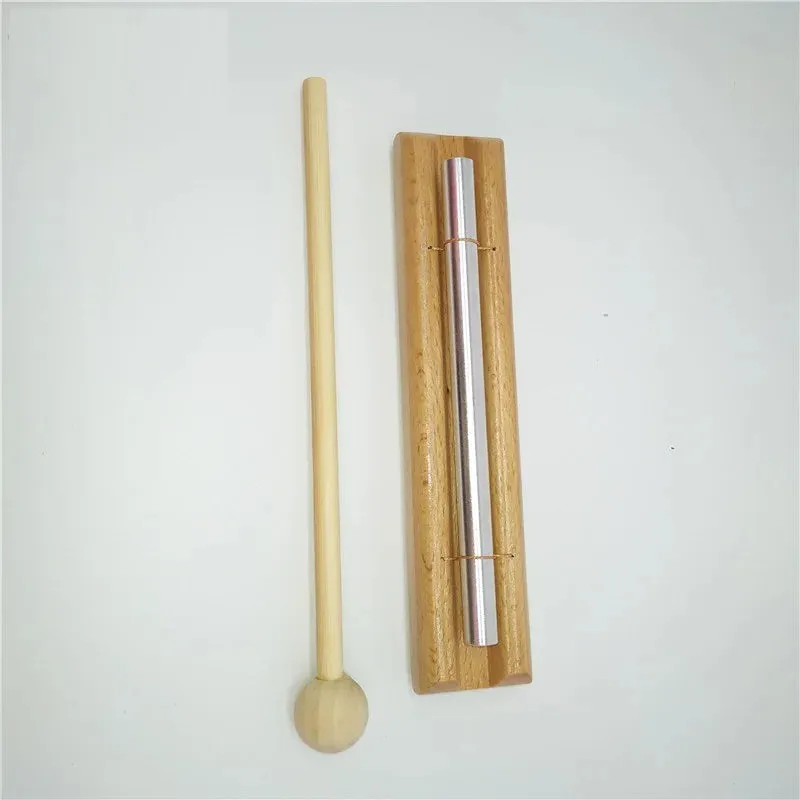 7-Tone Wooden Chimes with Mallet Percussion Instrument for Prayer Yoga Meditation