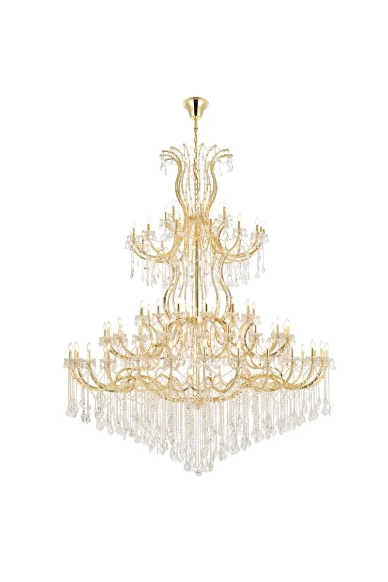 84 Light Chandelier from the Maria Theresa Collection in Gold Finish by Elegant Lighting