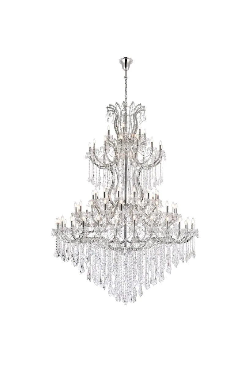 85 Light Chandelier from the Maria Theresa Collection in Chrome Finish by Elegant Lighting