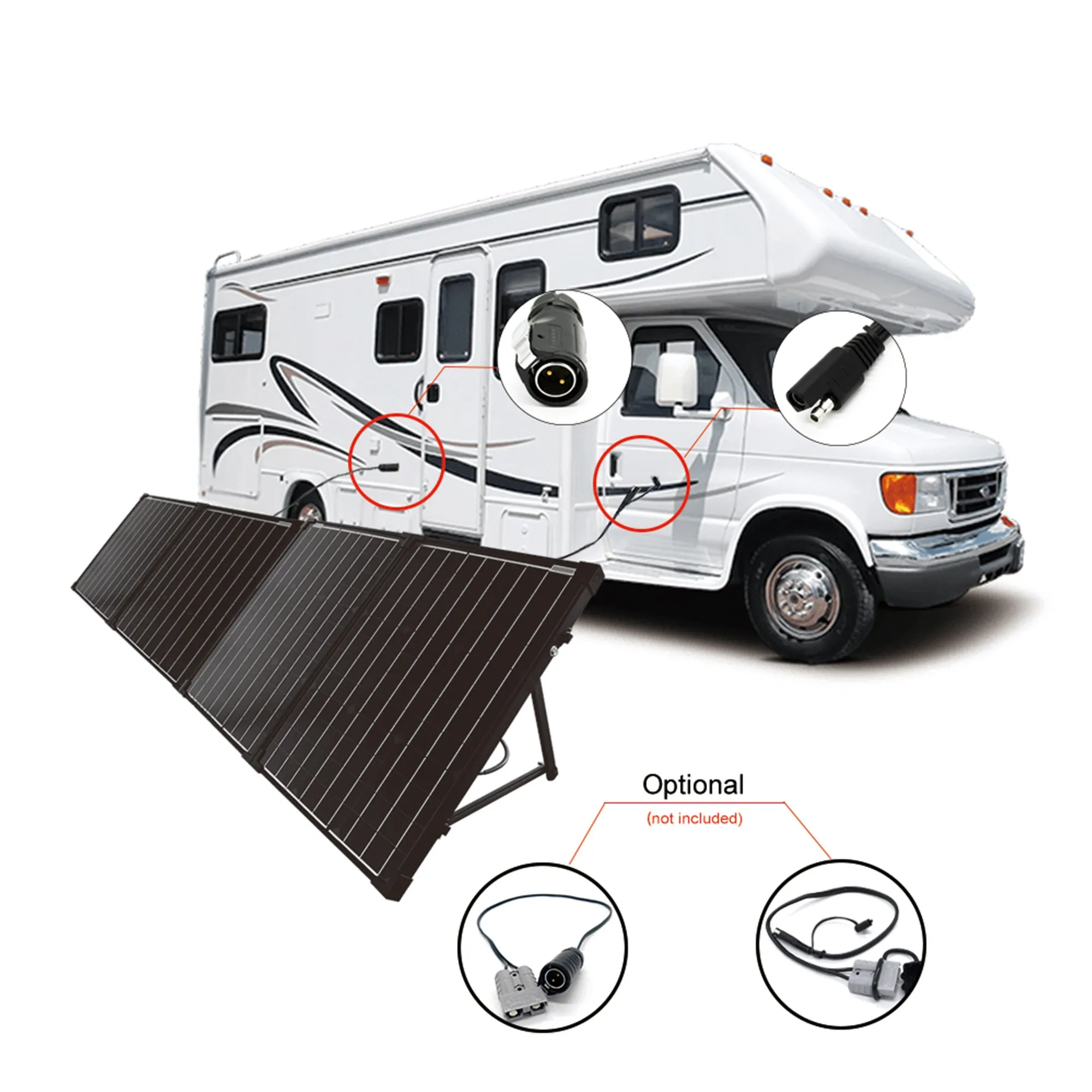 Acopower Ptk 200W Portable Solar Panel Kit Briefcase