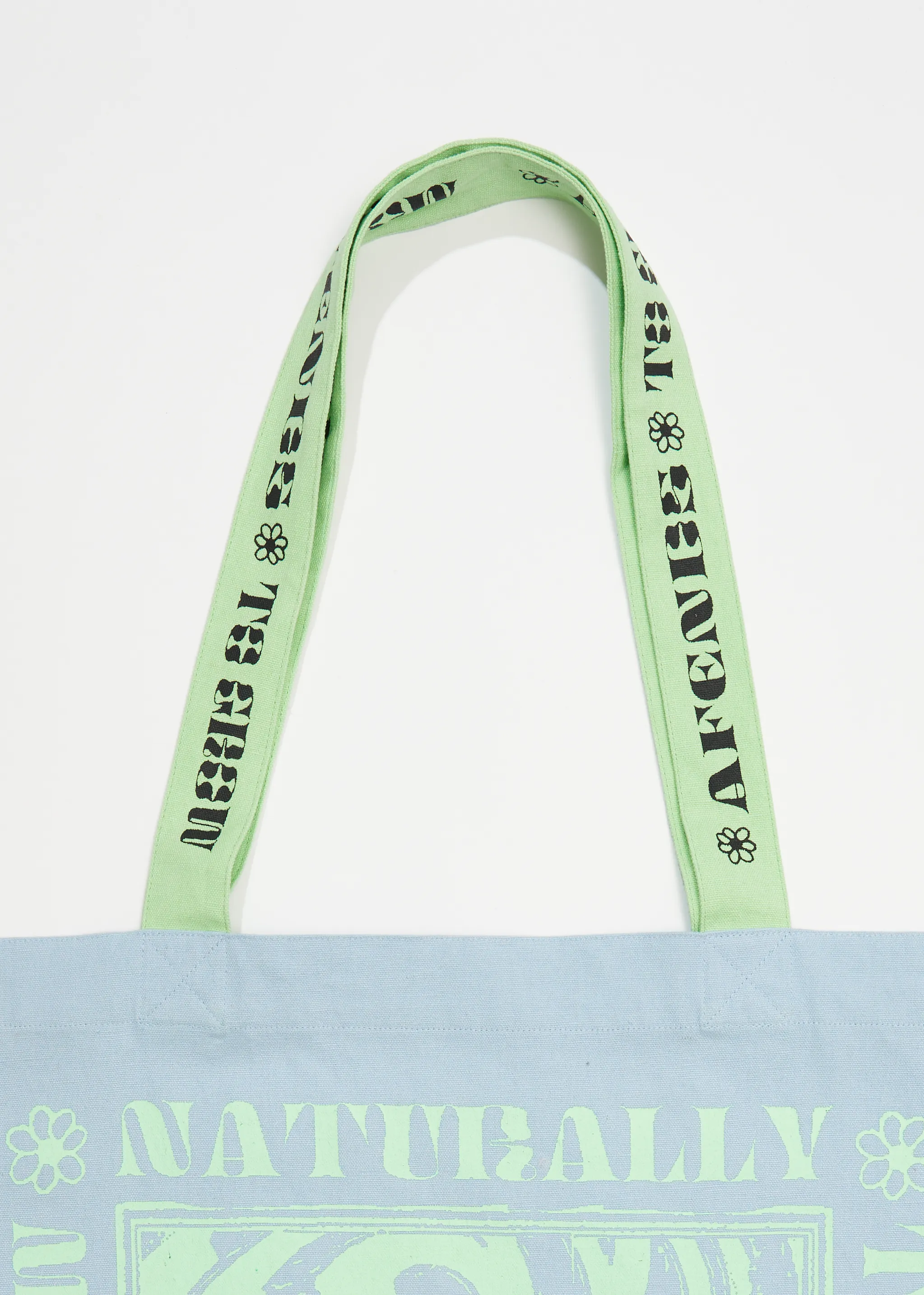 AFENDS Unisex To Grow - Oversized Tote Bag - Powder Blue