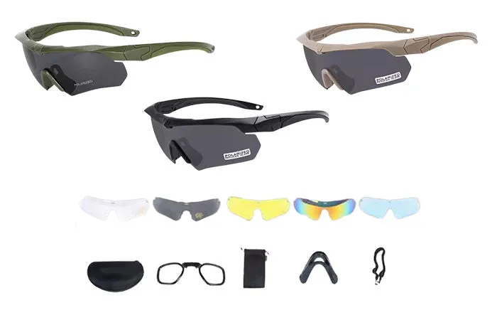 Airsoft Tactical Military Motorcycle Hunting Protection Anti Fog Glasses 5 Lenses 3 Colours ATGM002