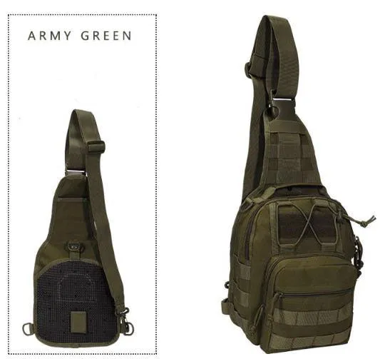 Airsoft Tactical Military Multi-Purpose Outdoor Hiking Cycling Sports Chest Bag 14 Colours ATB008