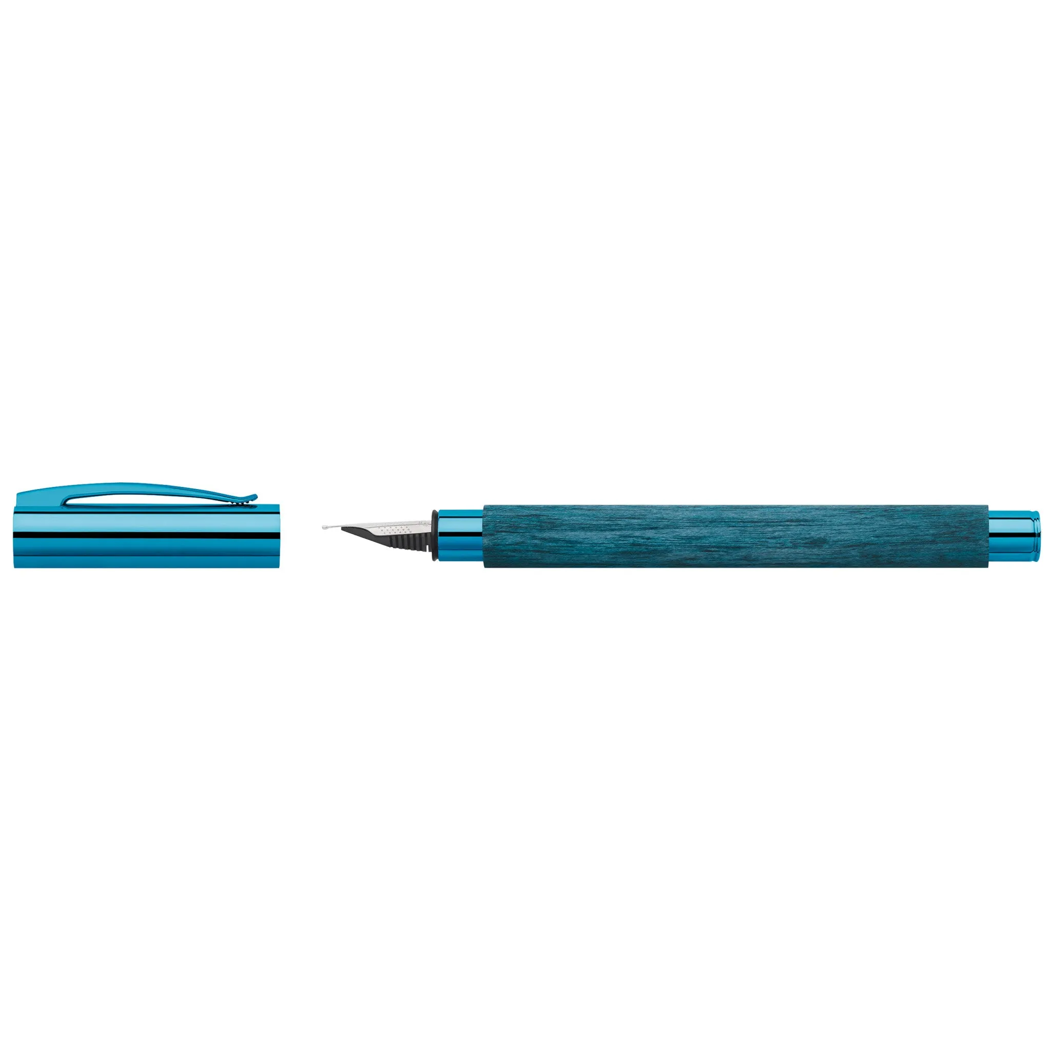 Ambition Fountain Pen, Blue Wood - Extra Fine - #148032