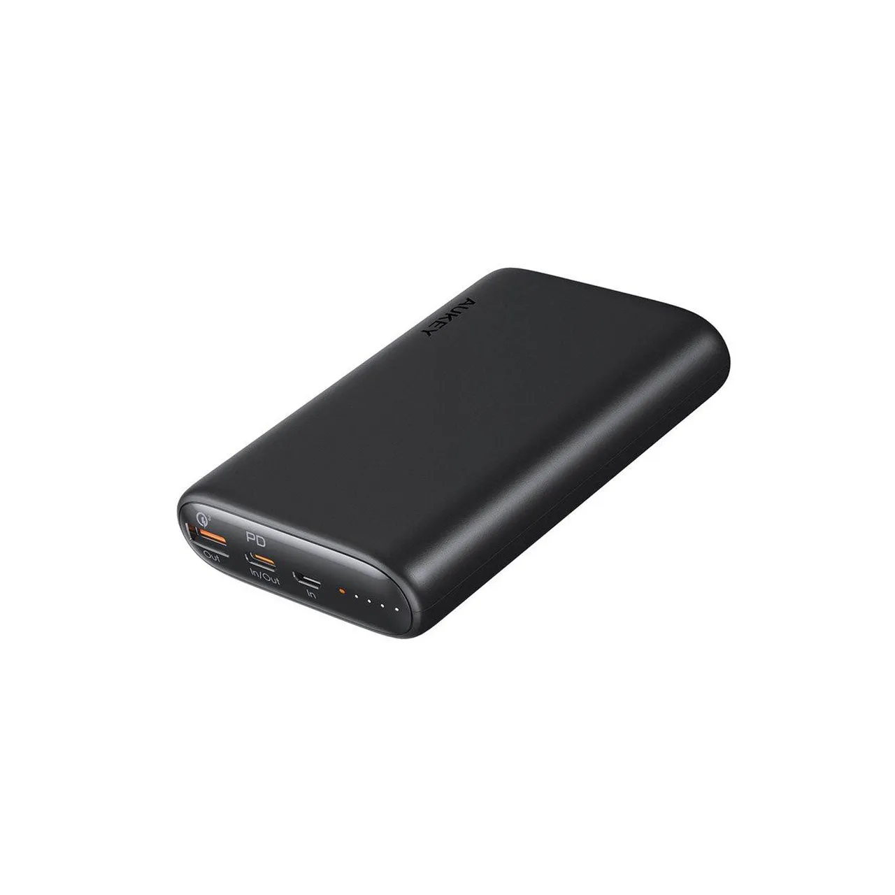 Aukey 15,000 MAH PD 20W USB-C Power Bank with USB-C TO USB-C Cable PB-Y39 - Black