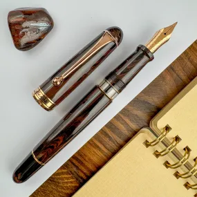 Aurora 88 Fountain Pen - Ebonite Cognac (Limited Edition)