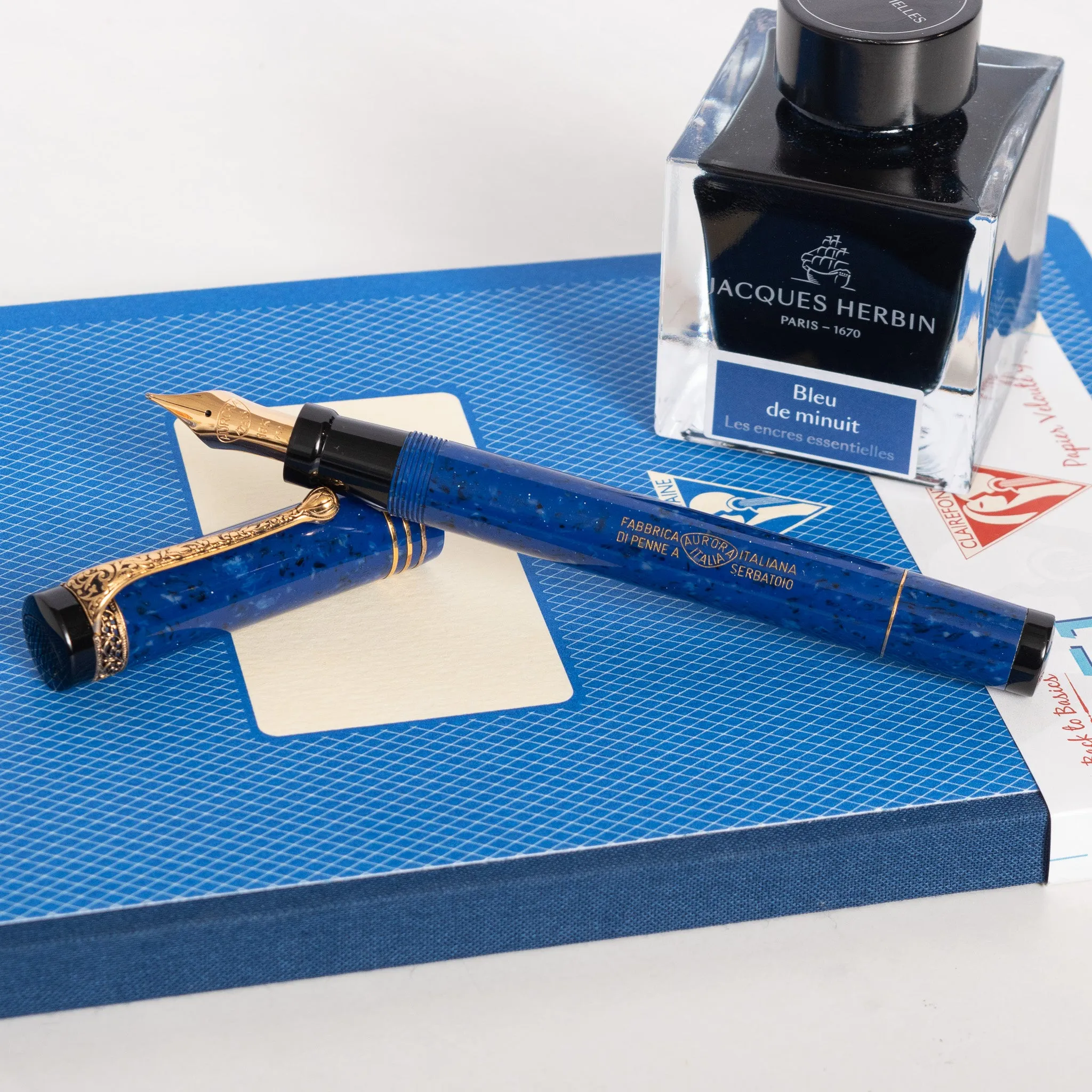 Aurora Internazionale Blue Limited Edition Fountain Pen