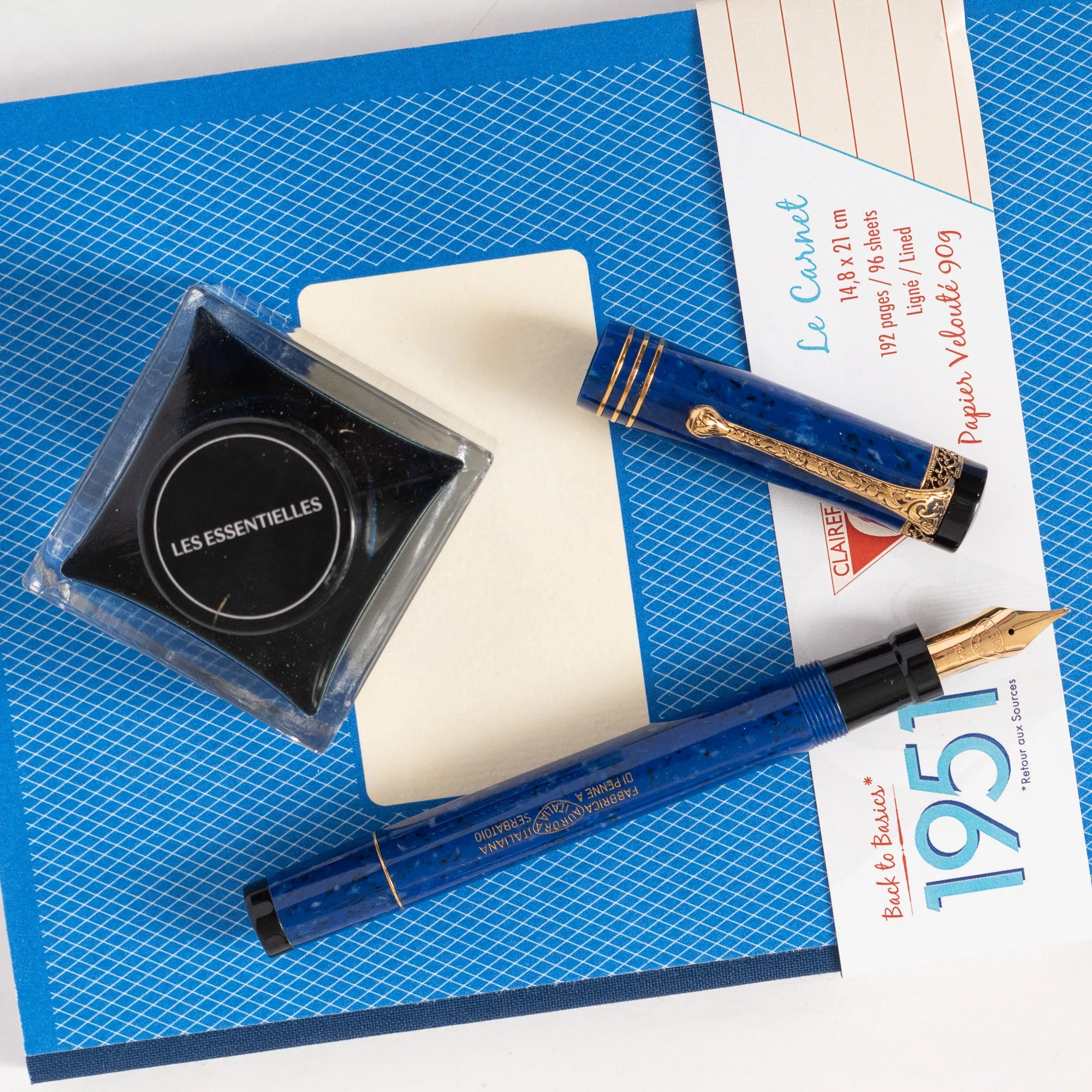 Aurora Internazionale Blue Limited Edition Fountain Pen