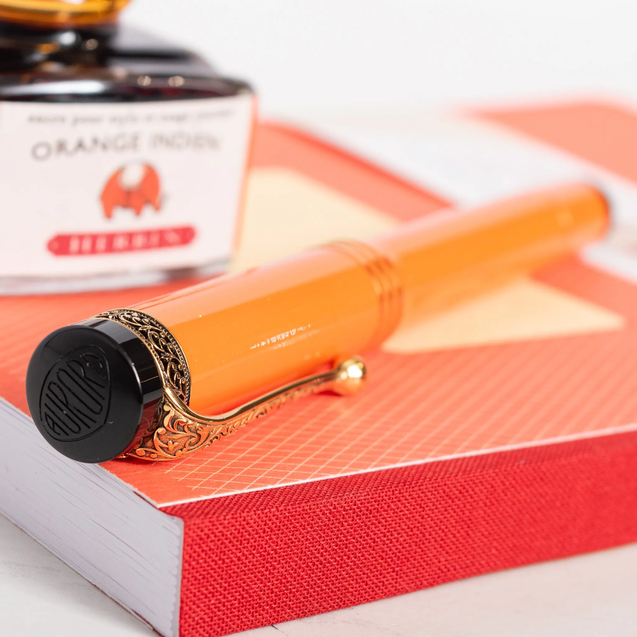 Aurora Internazionale Orange Limited Edition Fountain Pen