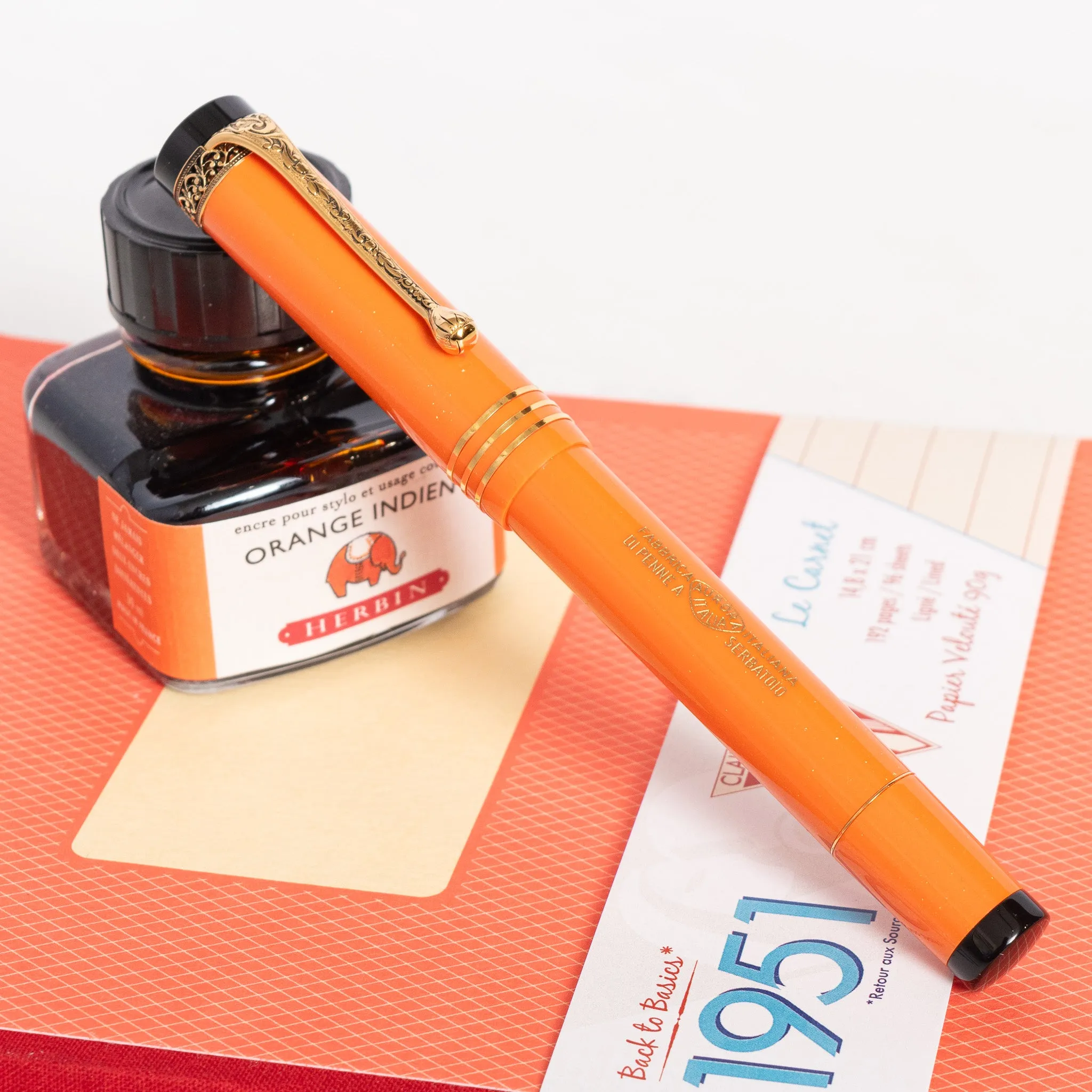 Aurora Internazionale Orange Limited Edition Fountain Pen