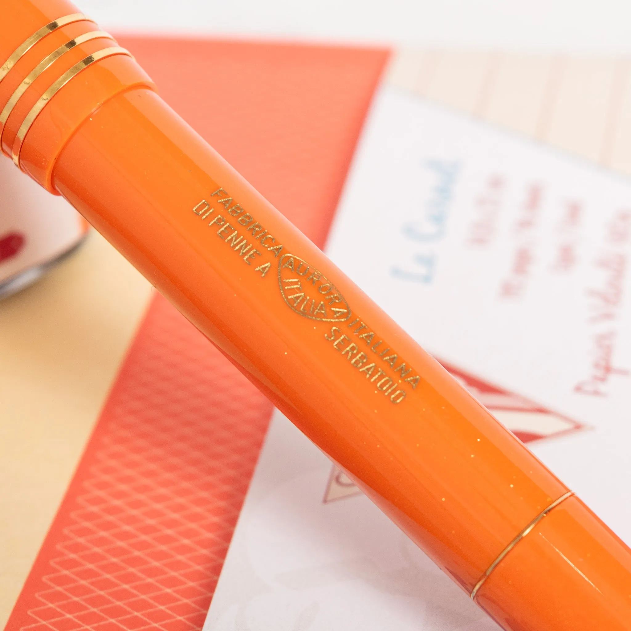 Aurora Internazionale Orange Limited Edition Fountain Pen