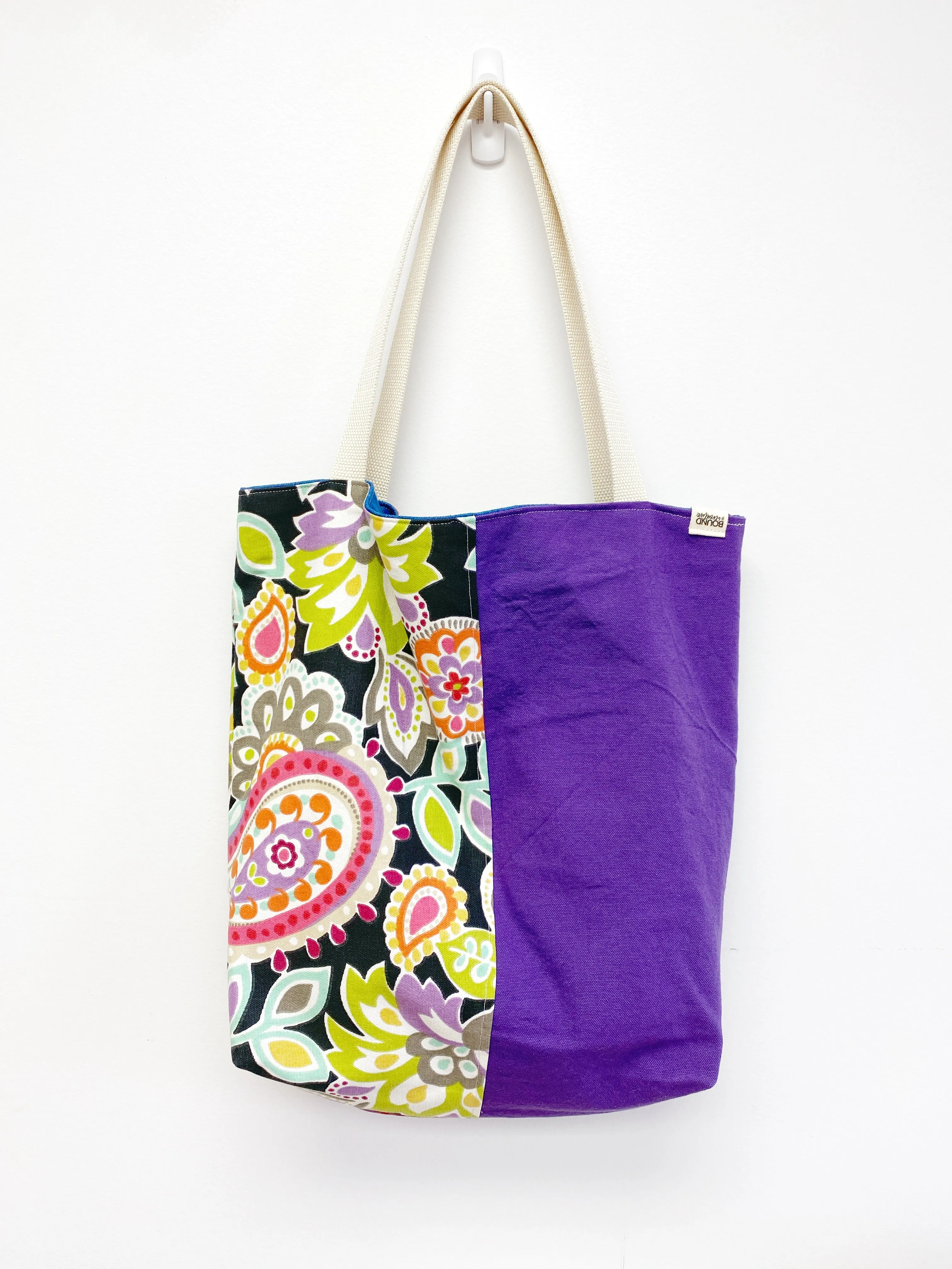 B53 Farmers Market Tote, Summer Market Bag, Reusable Grocery Bag, Eco-Friendly, Festival Bag