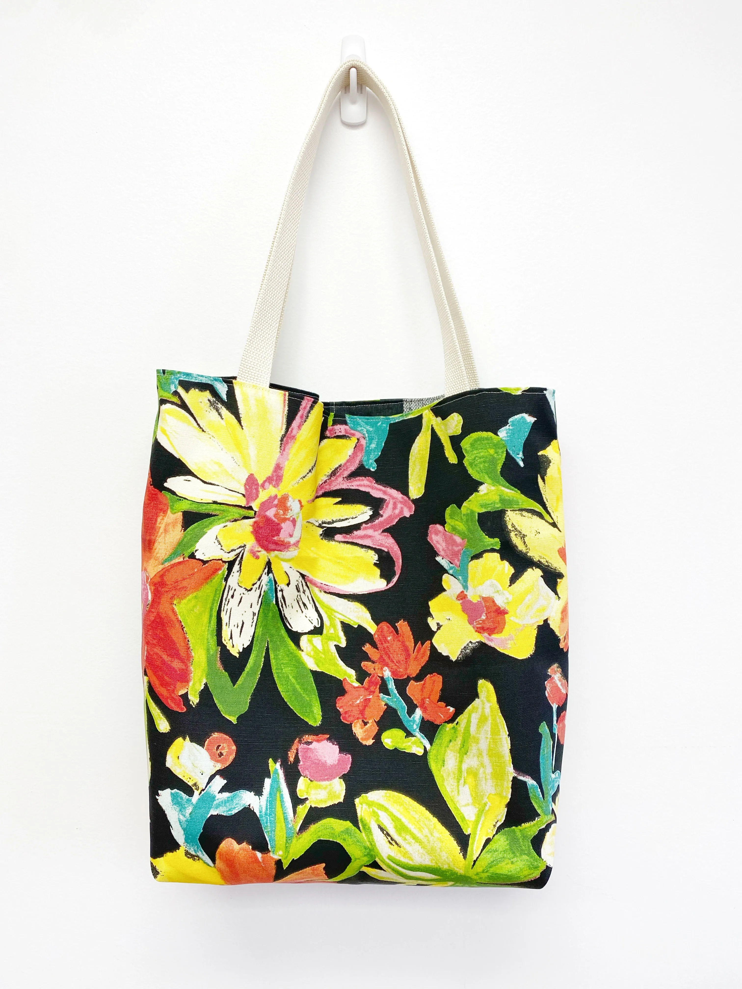 B61 Farmers Market Tote, Summer Market Bag, Reusable Grocery Bag, Eco-Friendly, Festival Bag