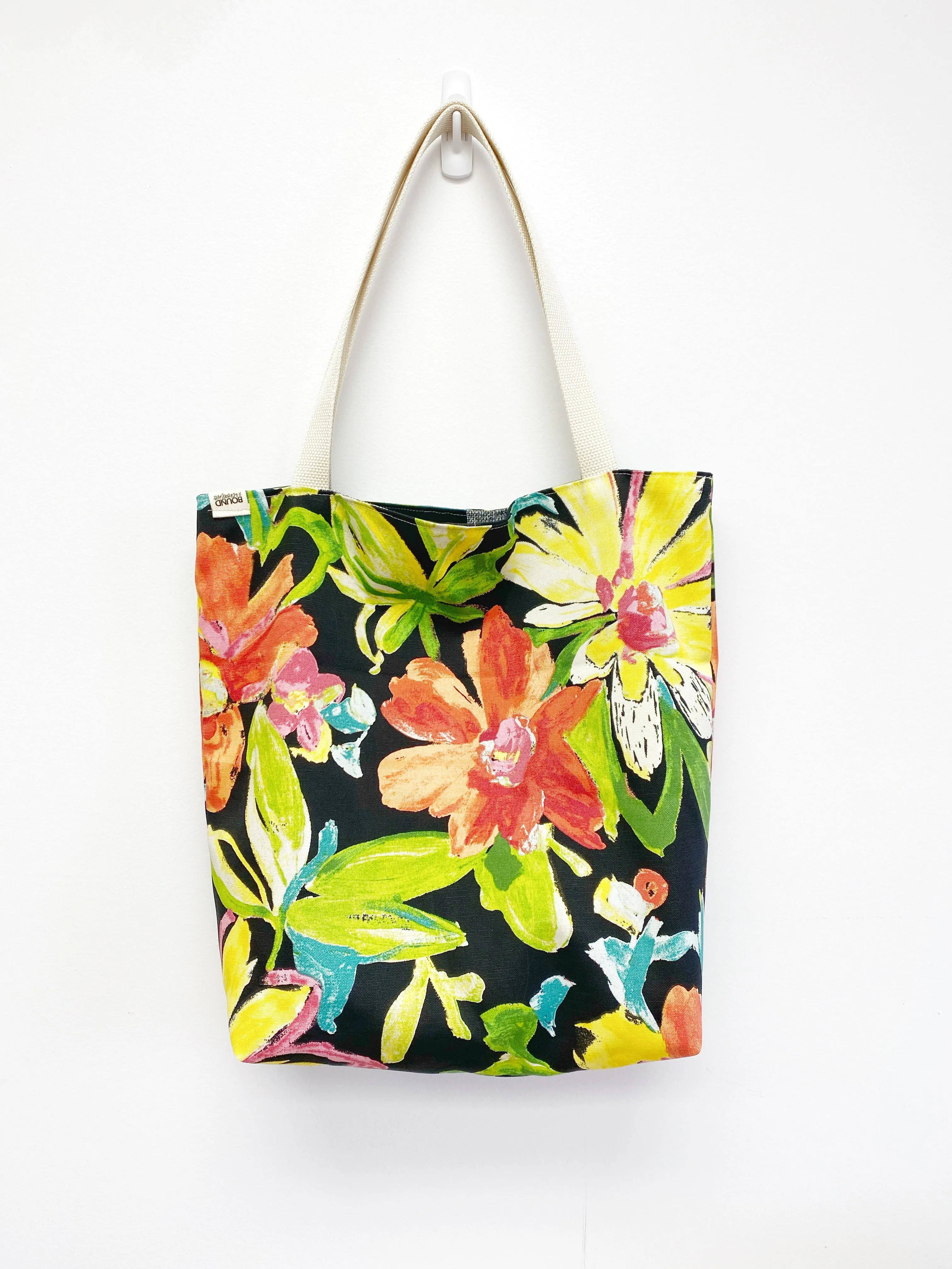 B61 Farmers Market Tote, Summer Market Bag, Reusable Grocery Bag, Eco-Friendly, Festival Bag