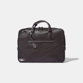 Baron - Slim Briefcase BROWN GRAIN LEATHER