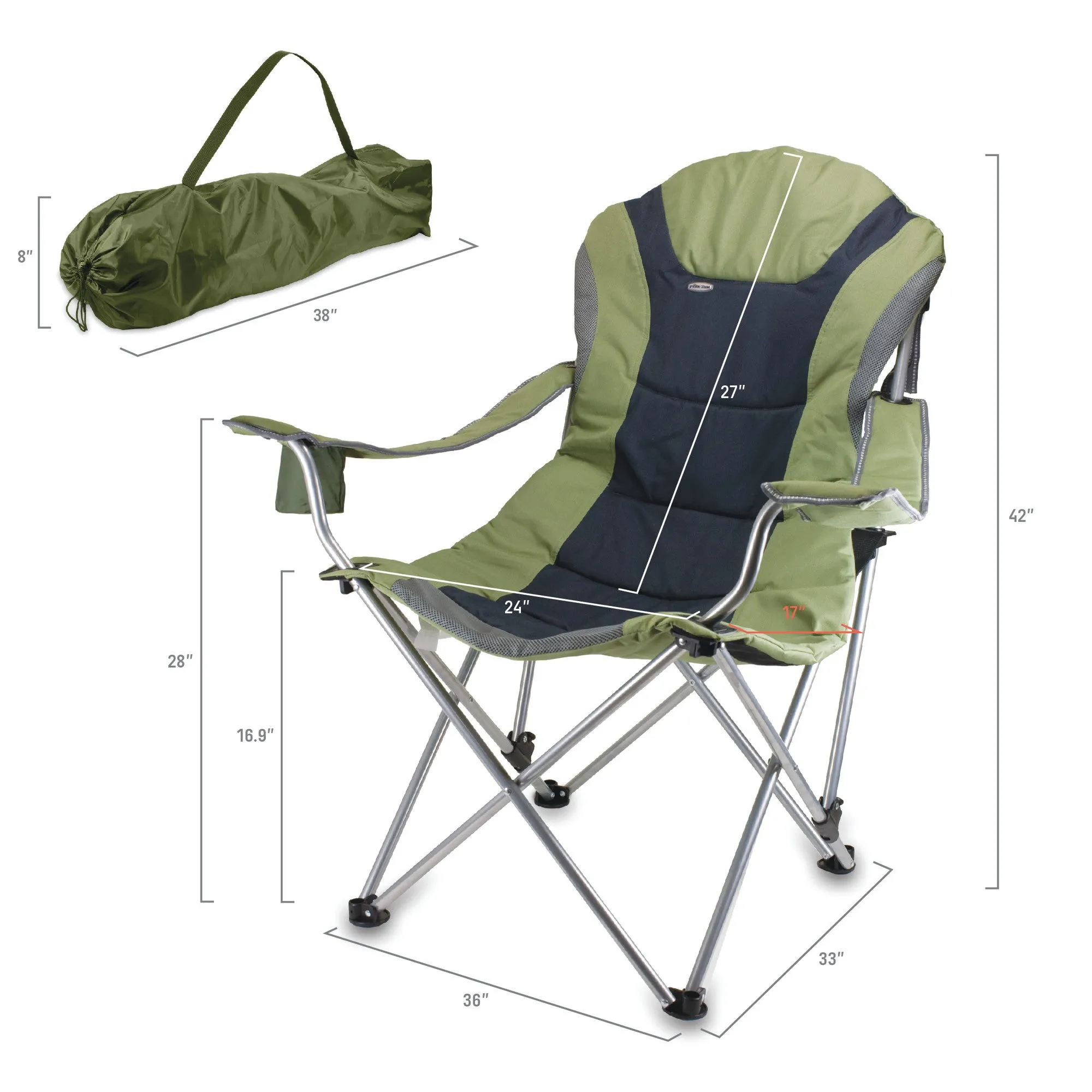 Baylor Bears - Reclining Camp Chair