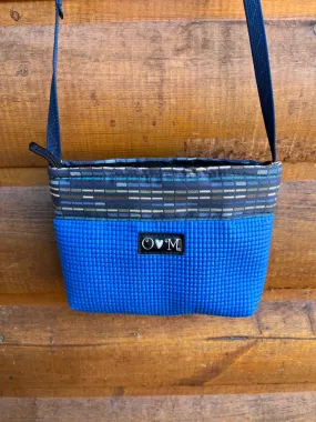 BBop Blue adjustable strap-Geometric Print Fabric