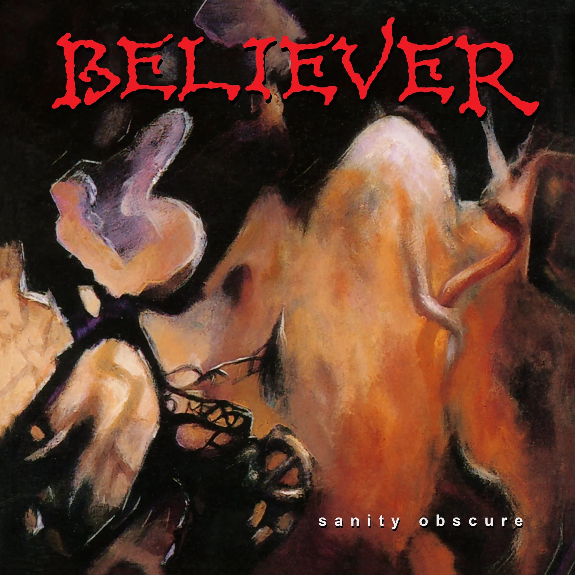 BELIEVER - SANITY OBSCURE (*NEW-SILVER CD   CARD, 2023, Bombworks) Remaster / 1990 Thrash Metal