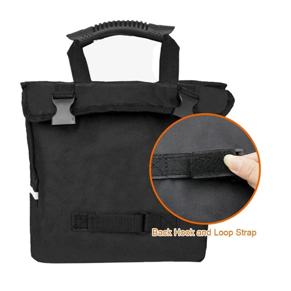 Bicycle Back Pannier Bags Bike Rear Seat Bag Bike Rear Saddle Bag with Reflective Trim For Outdoor Cycling