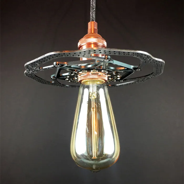 Bicycle Disc Pendant Light