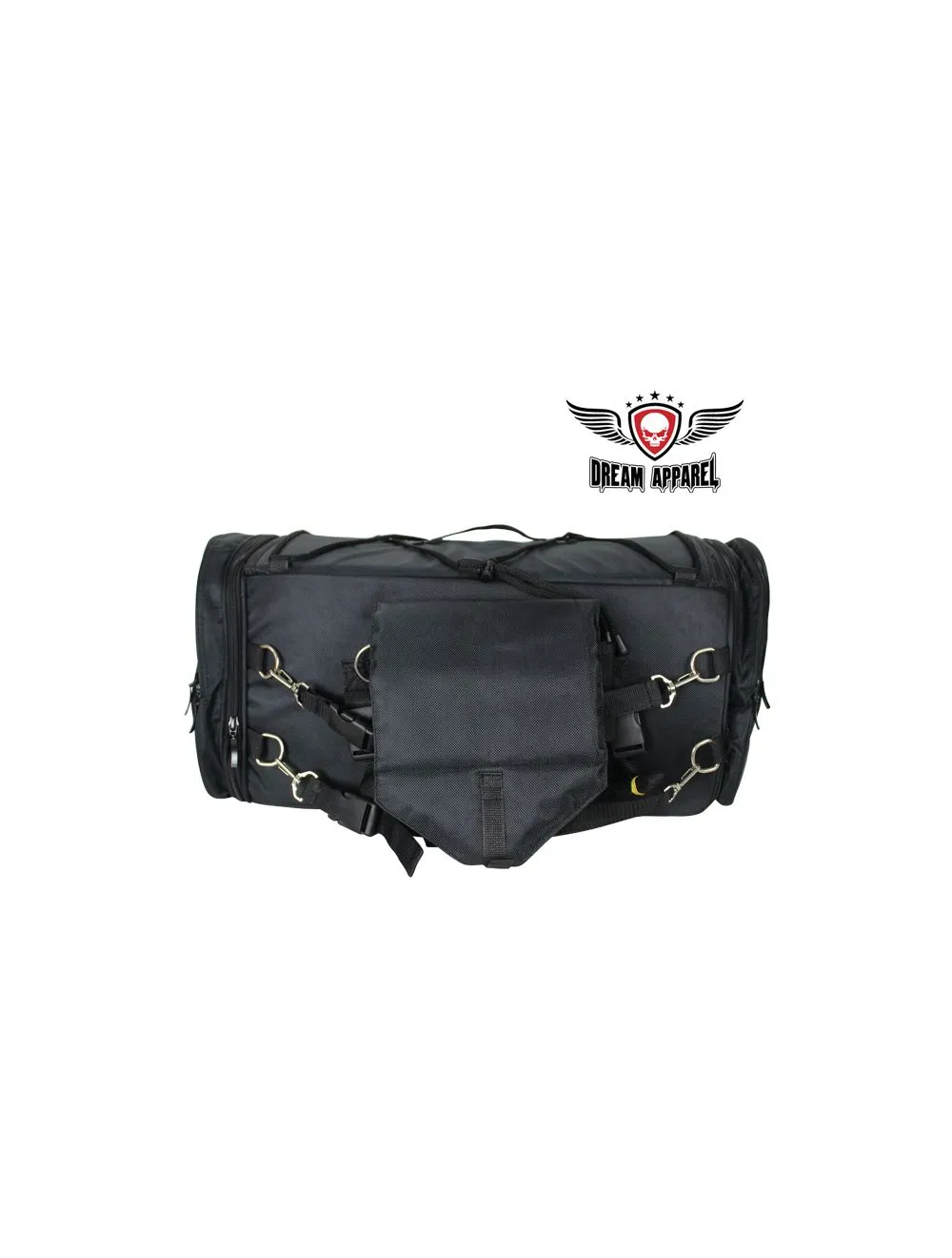 Black Textile Motorcycle Trunk Bag