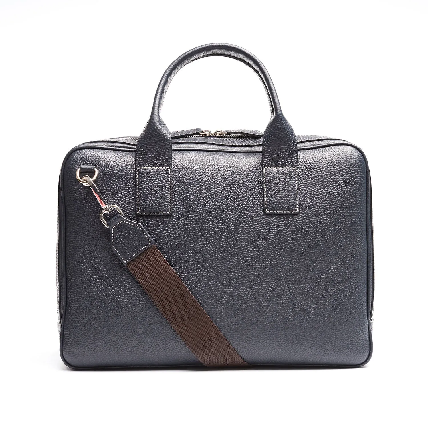 BLUE LEATHER BRIEFCASE