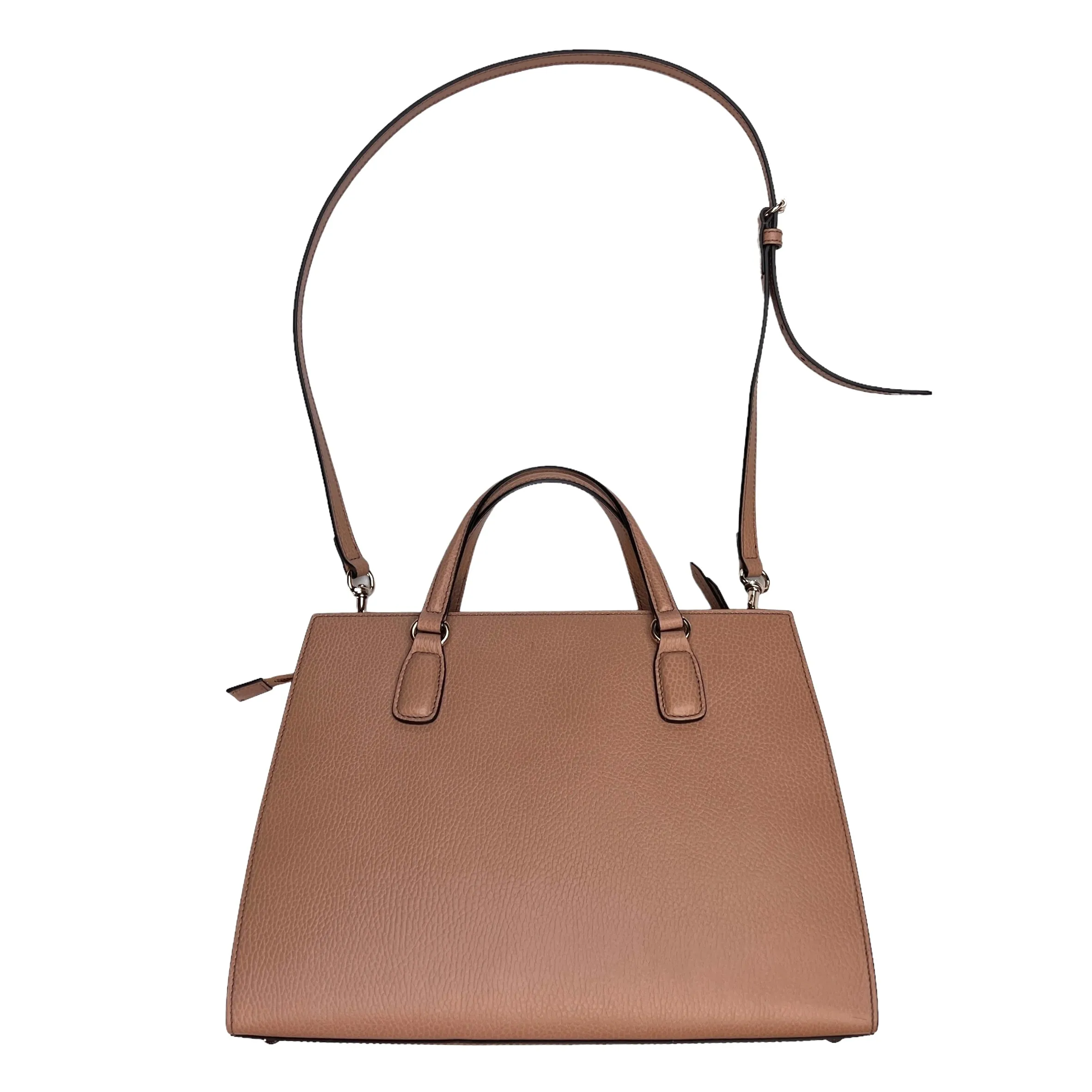 Blush Leather Tote