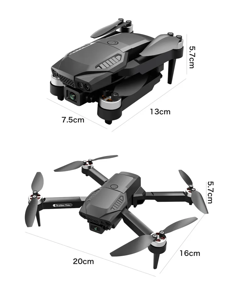 BR 15  RC Folding Drone Double camera 4K Camera Brushless Motor 2.4G