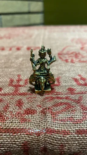 Brahma Mini Brass Statue