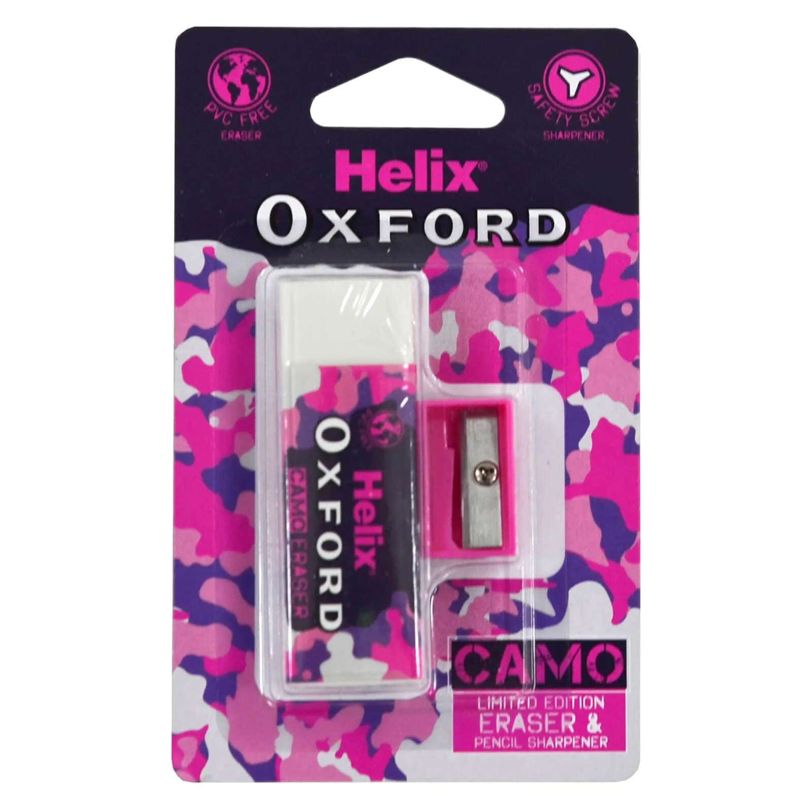 Camo Limited Edition Stationery Helix Oxford Green Pink Pattern