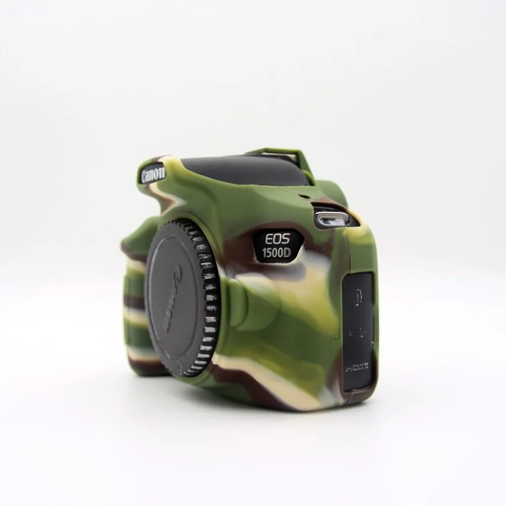 Canon EOS 1500D soft silicone protective case - Camouflage