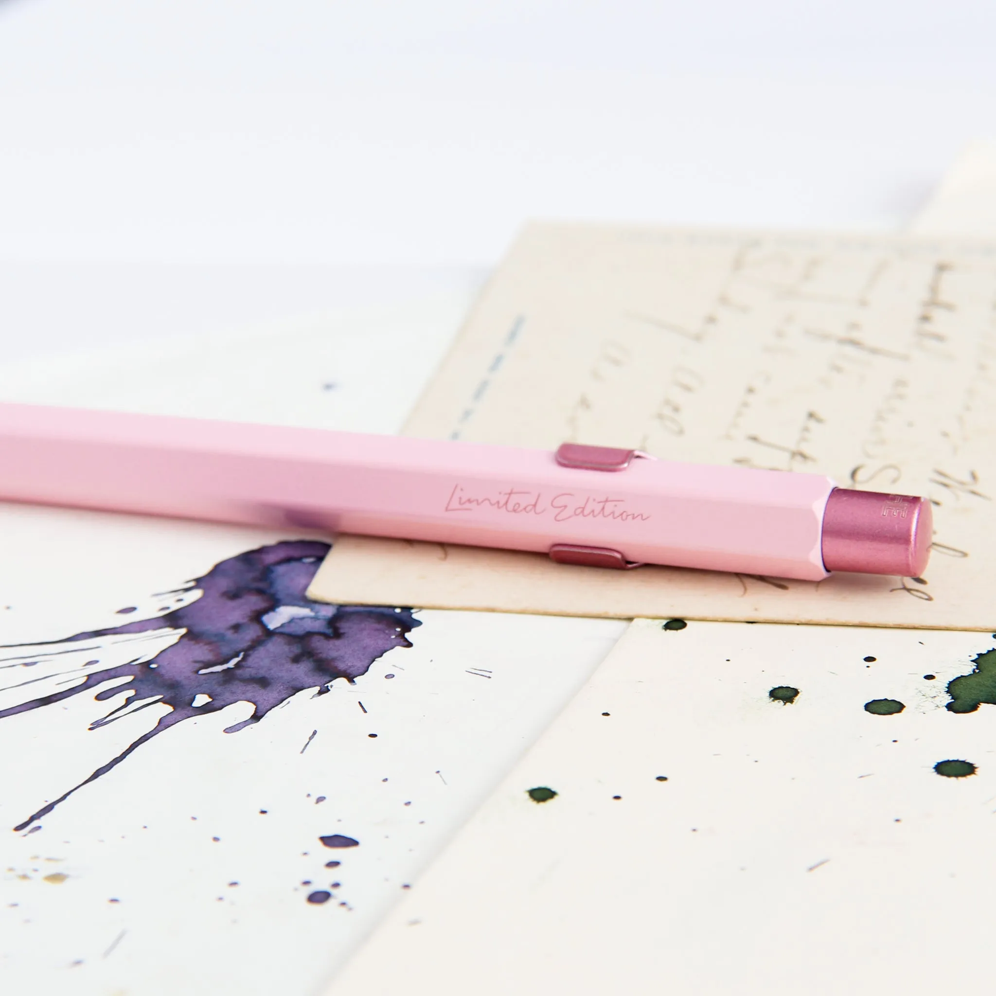 Caran d'Ache 849 Claim Your Style Rose Quartz Ballpoint Pen