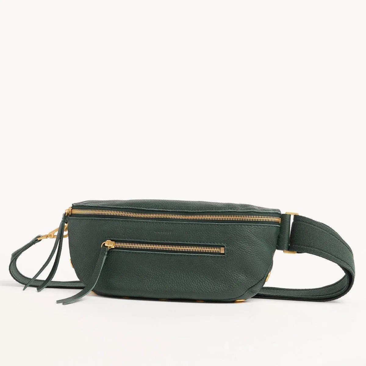 CHARLES CROSSBODY MED - Green Room Pebble/Brushed Gold