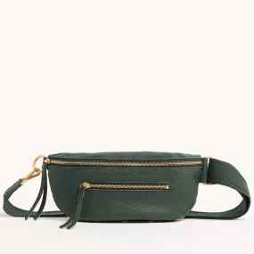 CHARLES CROSSBODY MED - Green Room Pebble/Brushed Gold