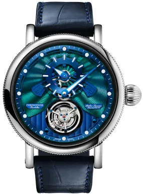 CHRN Watch Open Gear Flying Tourbillon Paraiba Limited Edition