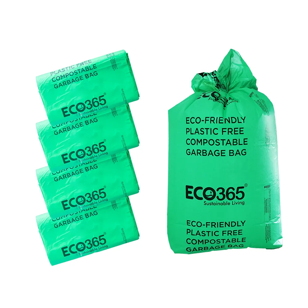 Compostable Garbage Bags - 17"x19" Small (Certified By Govt, Pack of 4=120pcs)