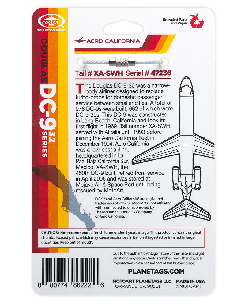 Custom Aero California - McDonnell Douglas®️  DC-9-30 Serial#: XA-SWH